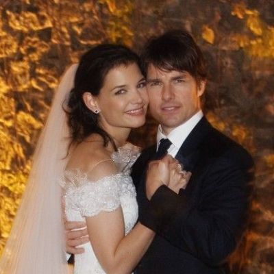 Tom Cruise and Katie Holmes Wedding Image.
